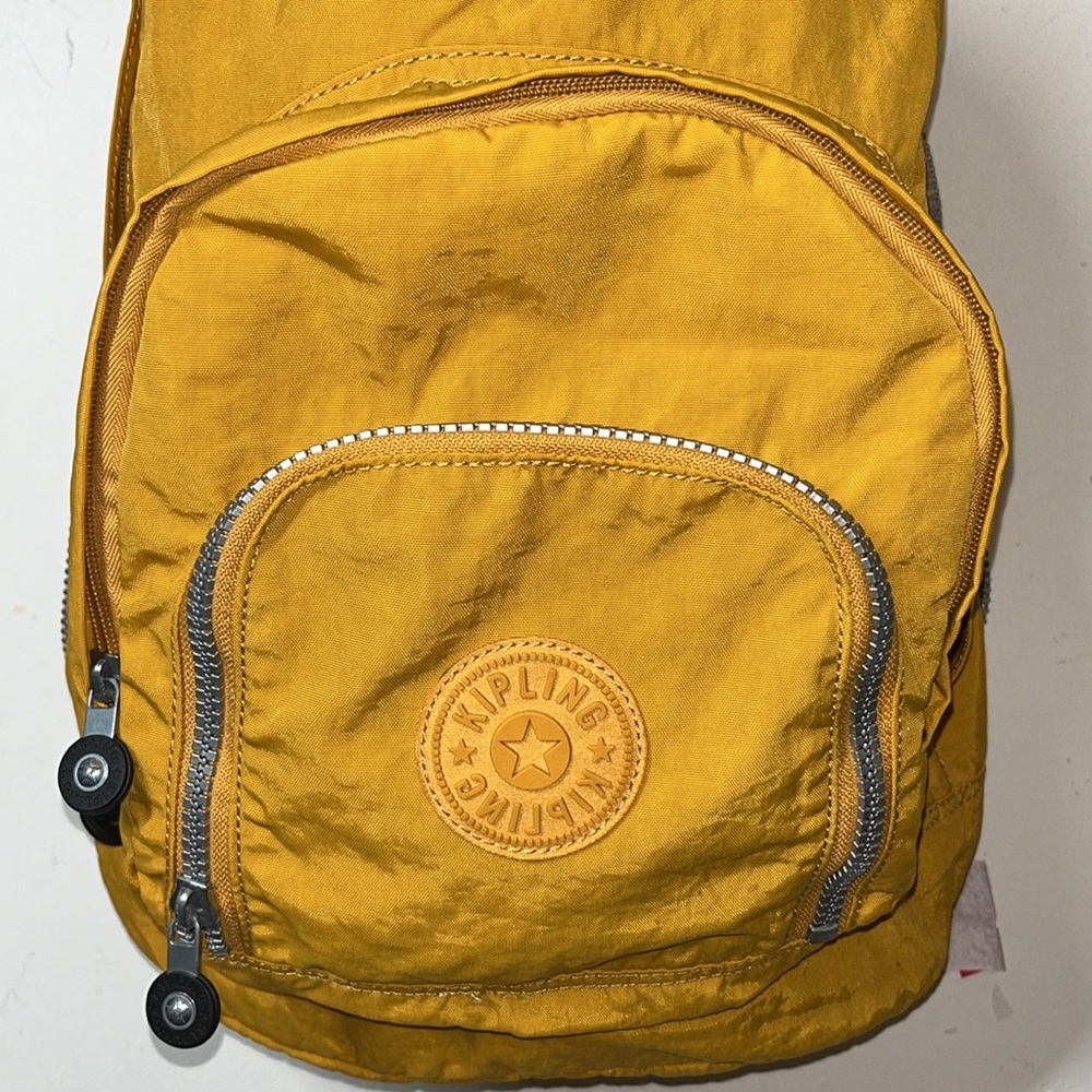 Kipling Gold Backpack Durable Everyday Style - image 3